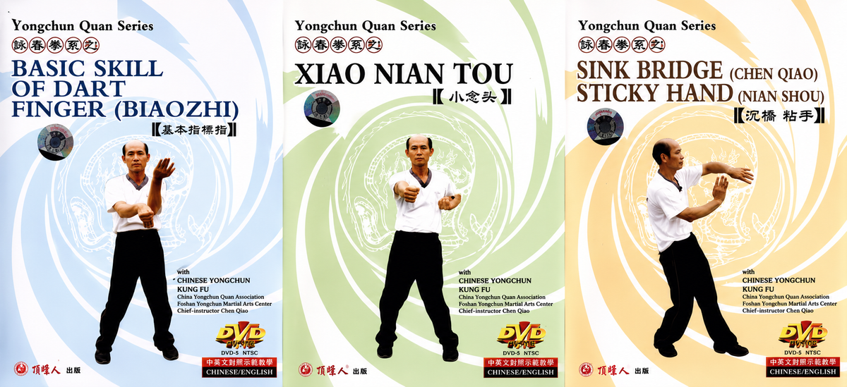 Wing Chun Kung fu Yong Chun 3 DVD Set by Lu Baijun