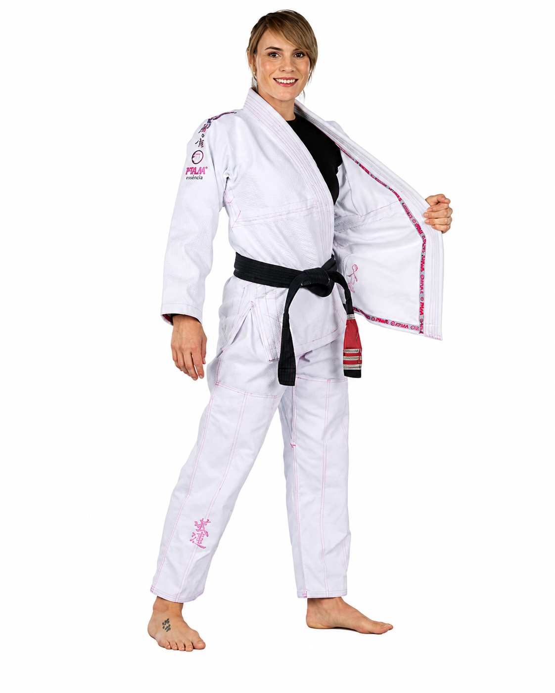 Fuji のレディース ピンク ブロッサム BJJ GI
