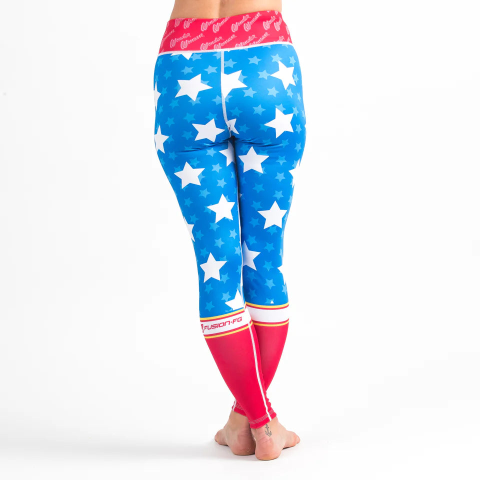 Wonder Woman BJJ Spats (Tights) (Officially Licensed)(XL ONLY)