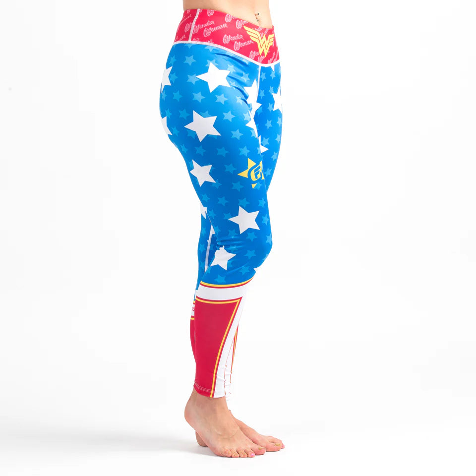 Wonder Woman BJJ Spats (Tights) (Officially Licensed)(XL ONLY)