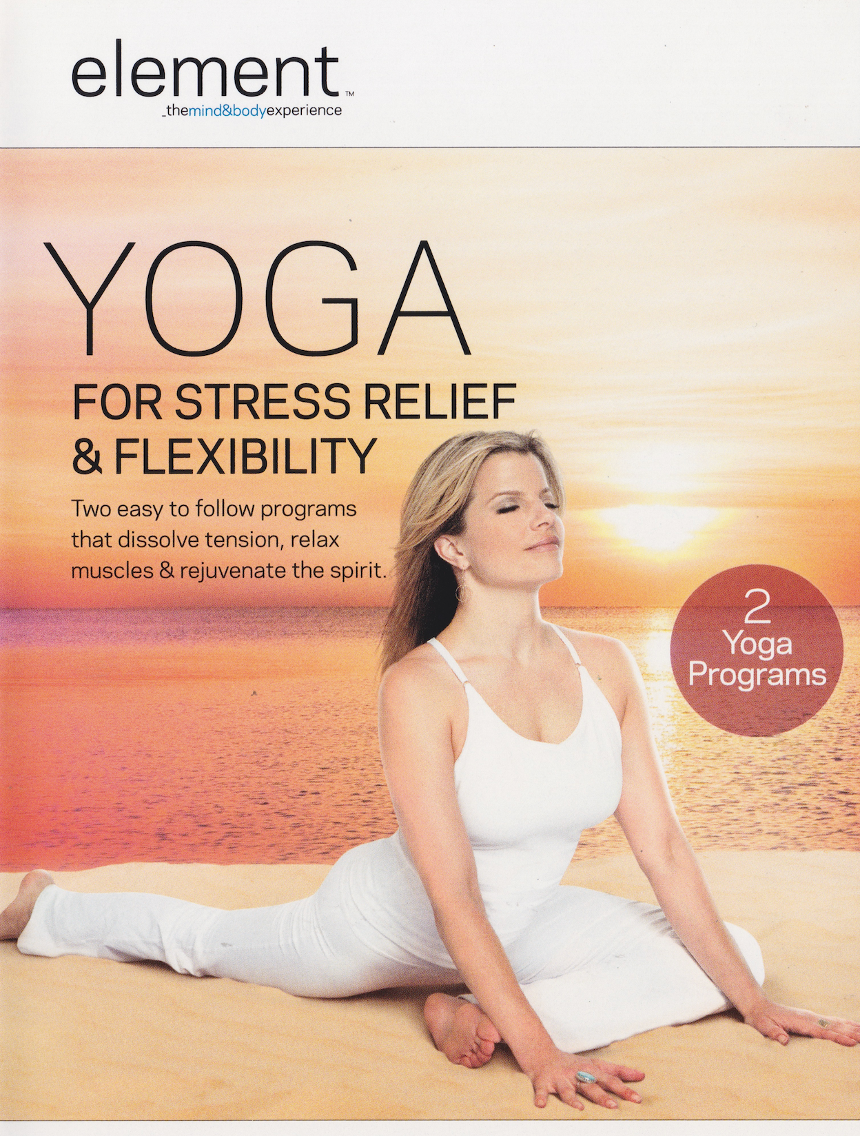 Yoga for Stress Relief & Flexibility DVD by Ashley Turner (Preowned)