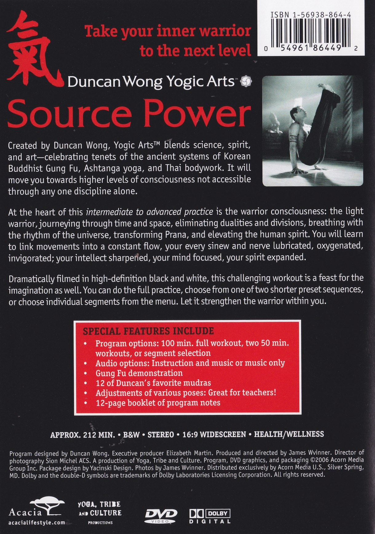 Yogic Arts Source Power DVD by Duncan Wong
