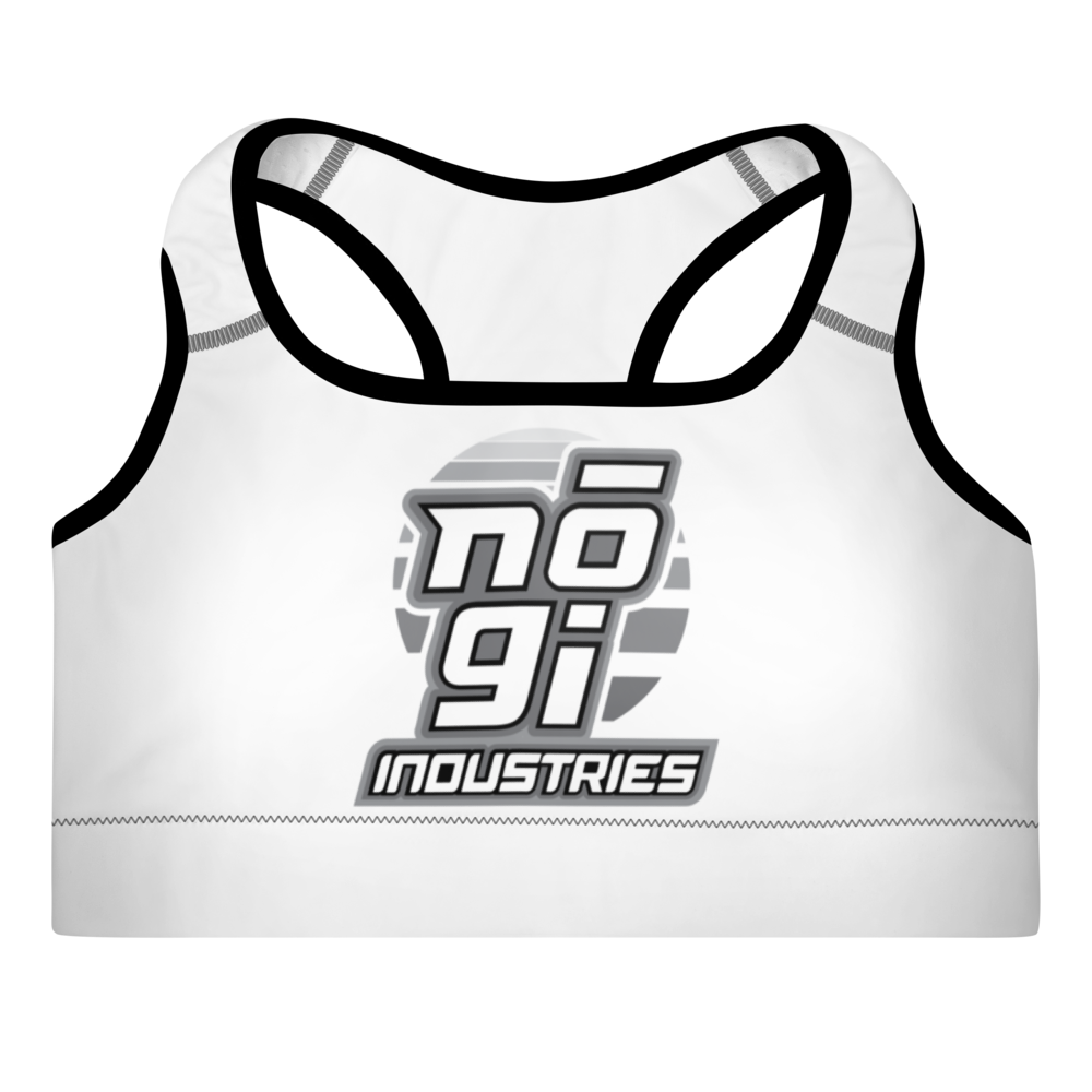 7Four WHITE Padded Sports Bra by Nogi Industries