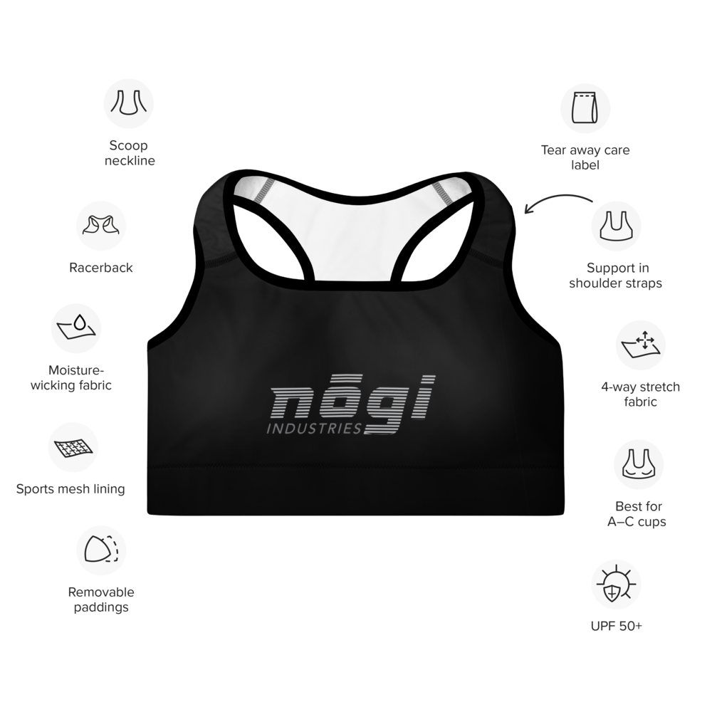 Core Padded Sports Bra by Nogi Industries