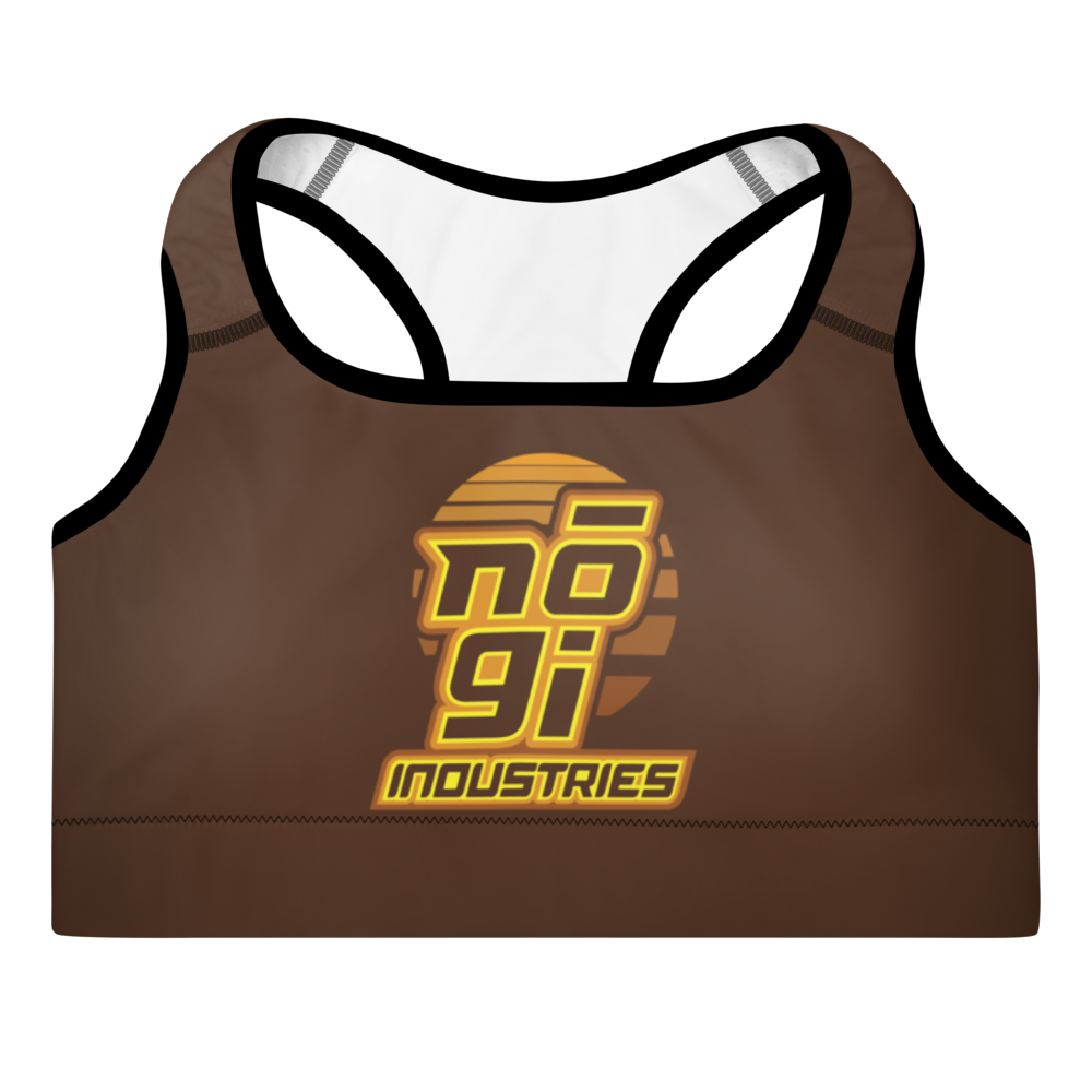 7Four BROWN Padded Sports Bra by Nogi Industries
