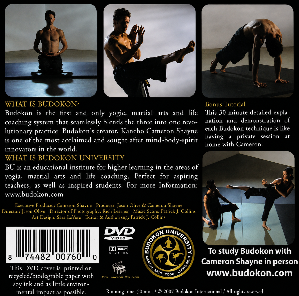 Budokon Strength & Balance DVD by Cameron Shayne (Preowned)