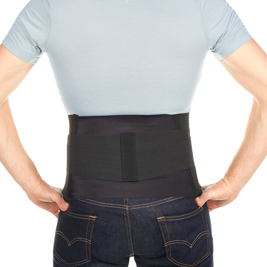 Lumbar Compression Wrap with Oval Pad by Bioskin