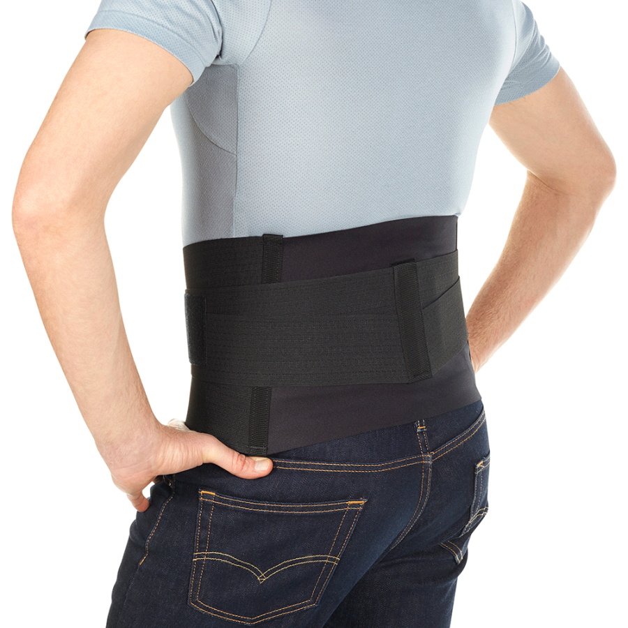Lumbar Compression Wrap with Oval Pad by Bioskin