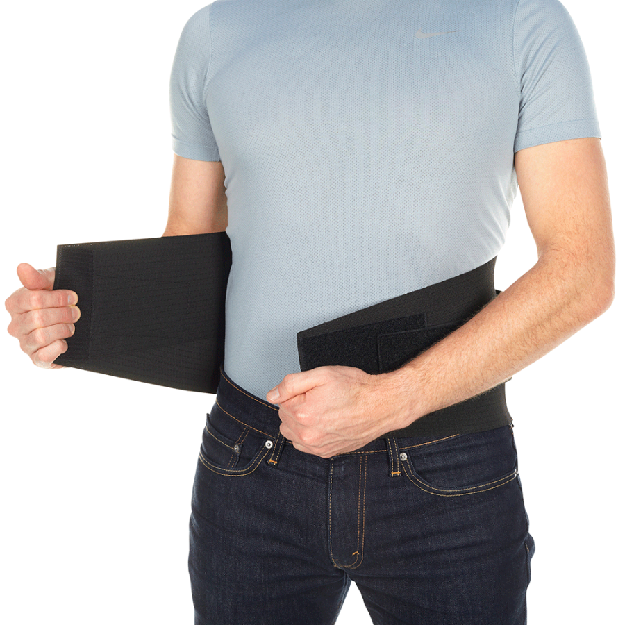 Lumbar Compression Wrap with Oval Pad by Bioskin