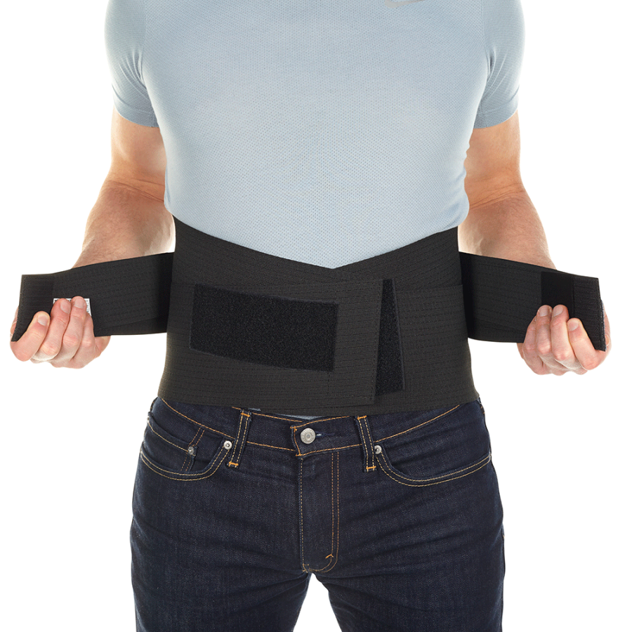 Lumbar Compression Wrap with Oval Pad by Bioskin
