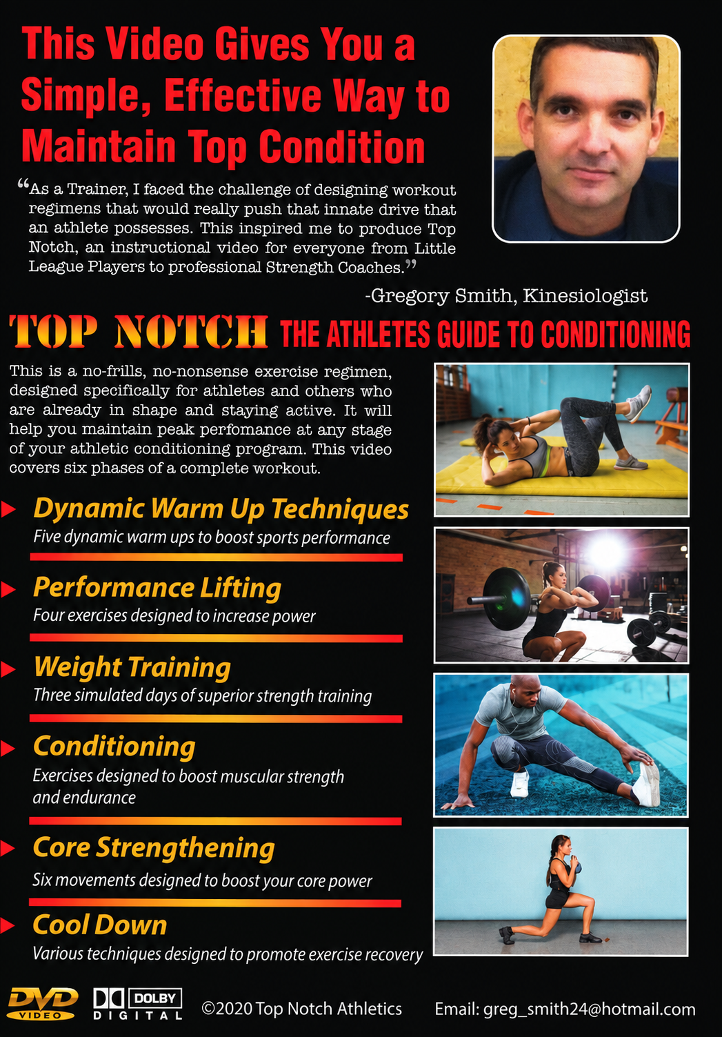 Top Notch: The Athlete’s Guide to Conditioning — Workout for Athletes DVD with Gregory Smith