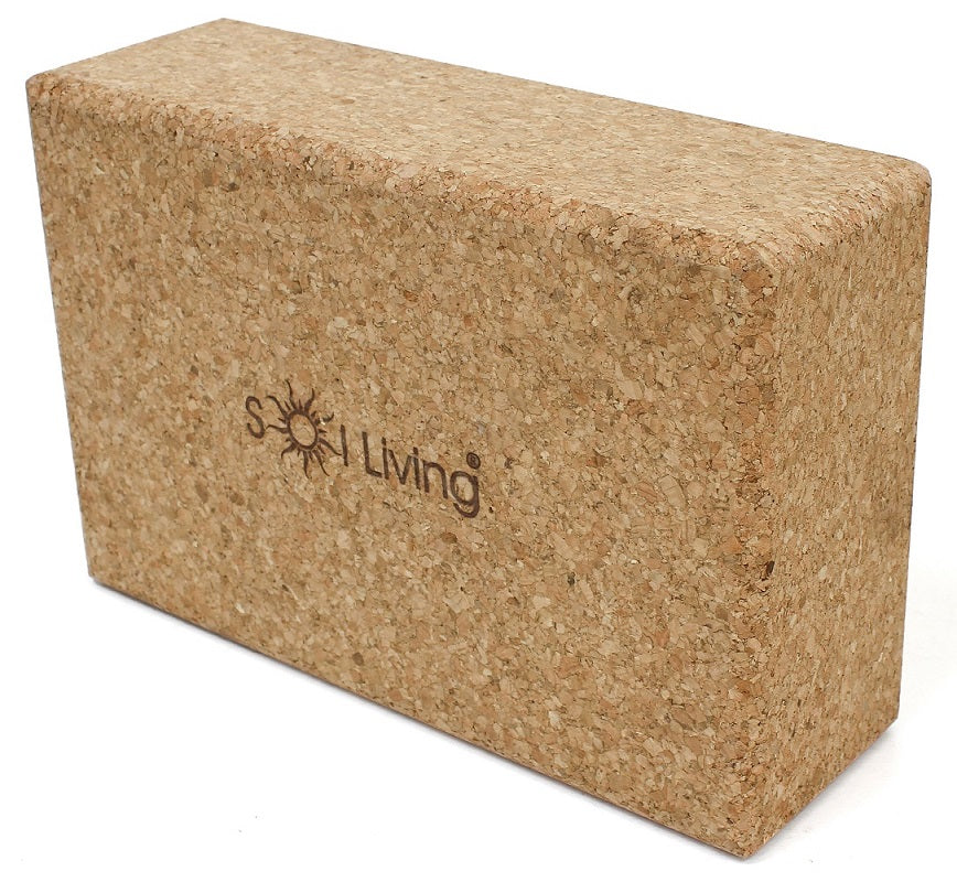 Yoga Blocks - Natural Cork Meditation & Support Block
