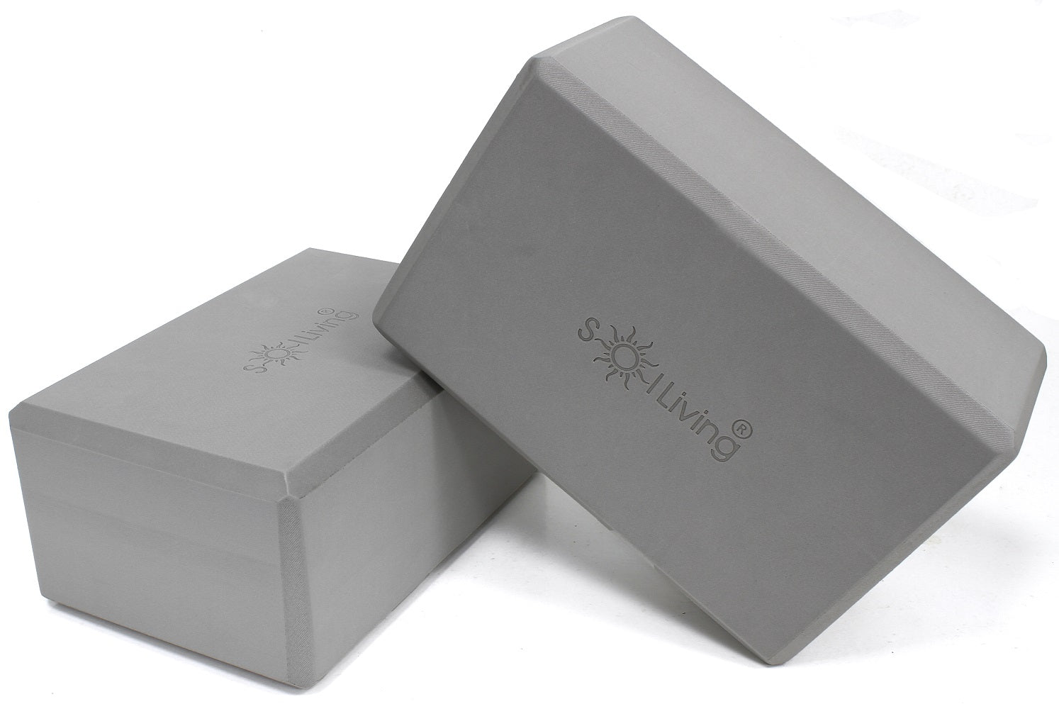 Yoga Blocks (2 Pack) — Latex-Free High-Density Foam Blocks