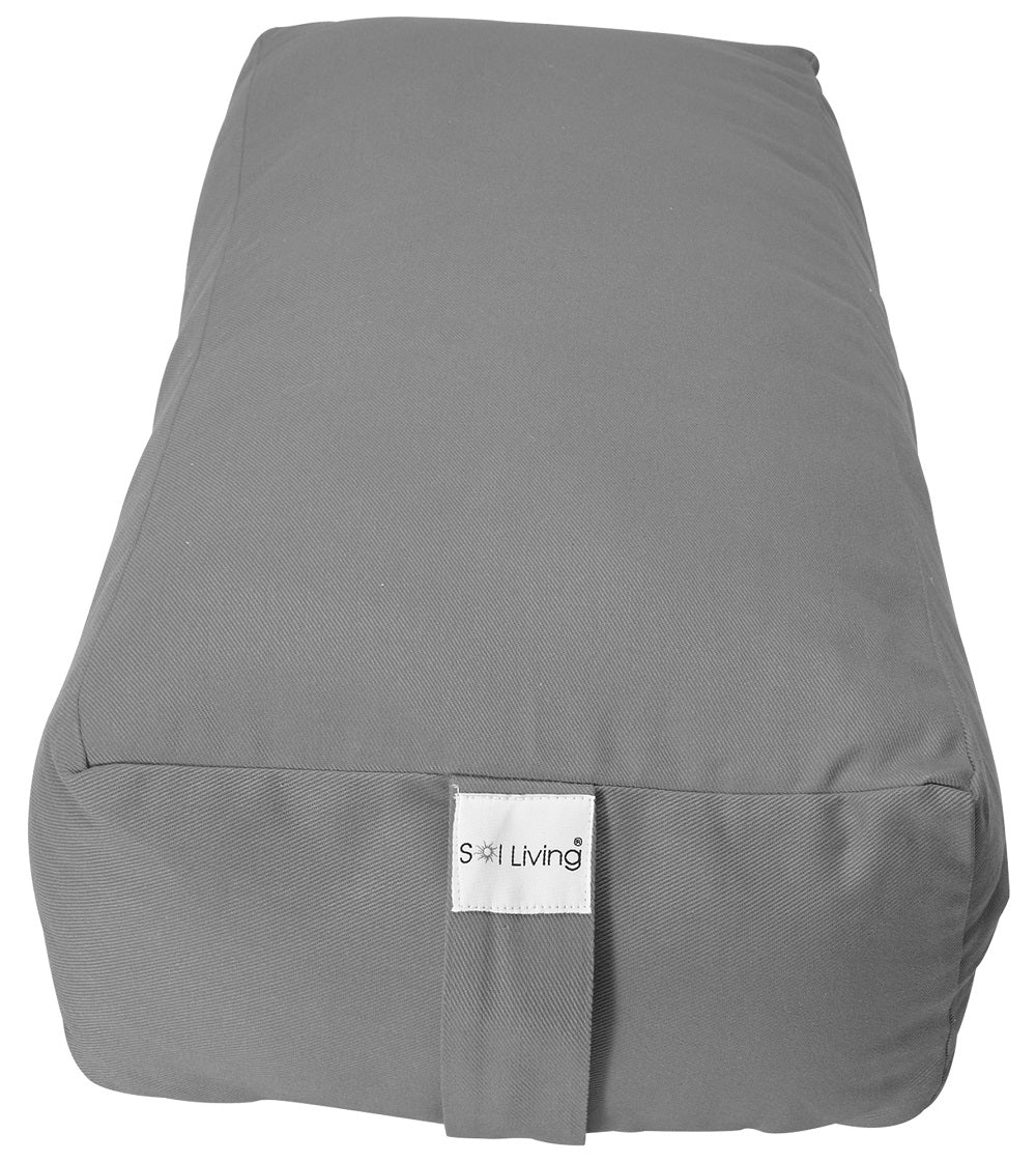 Bolster Pillow for Yoga & Meditation - Rectangular Cotton, 28