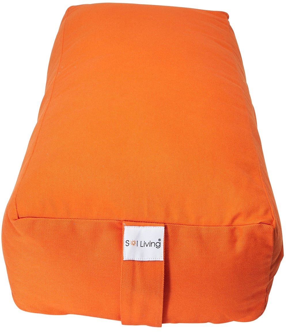 Bolster Pillow for Yoga & Meditation - Rectangular Cotton, 28