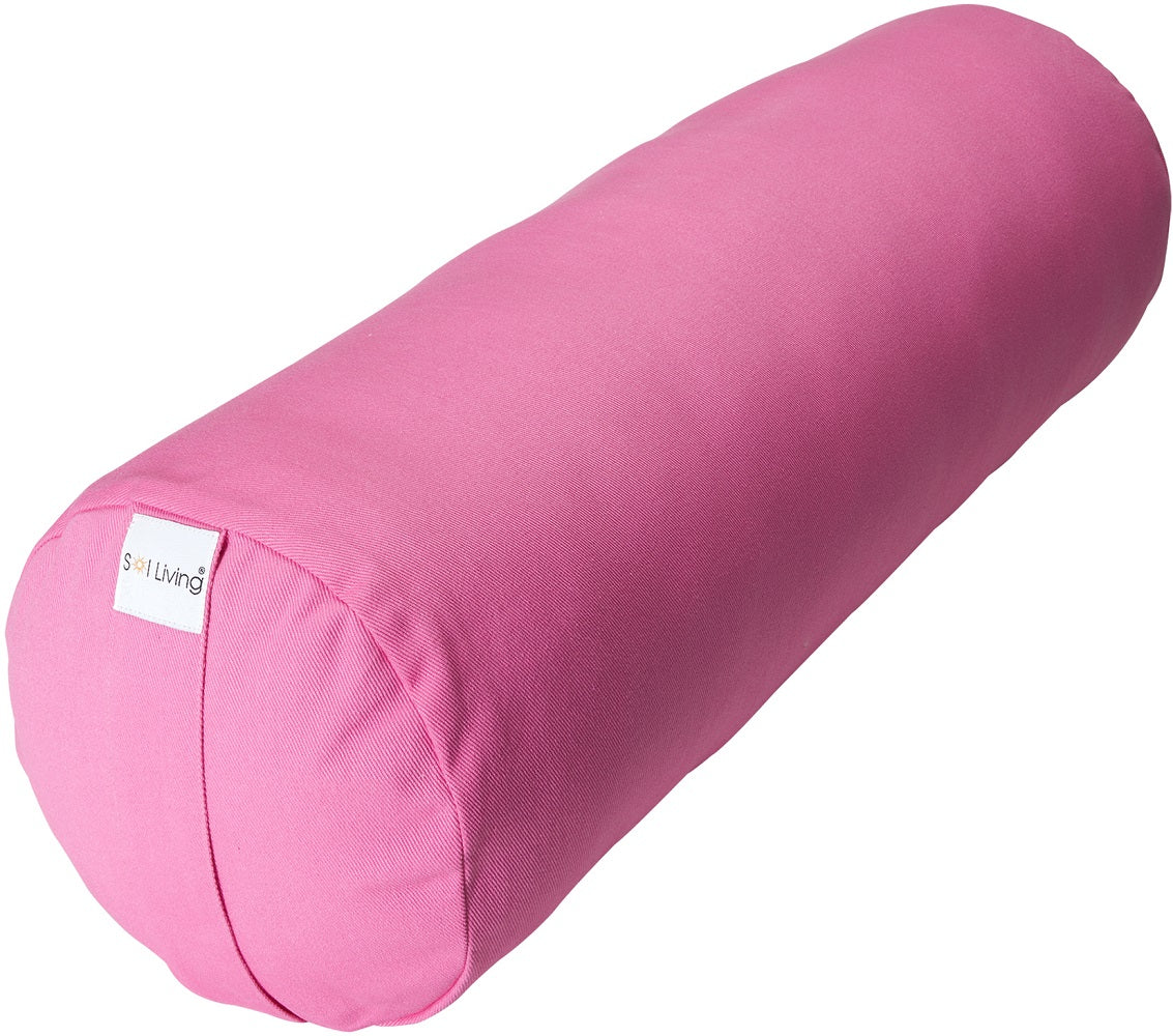 Bolster Pillow for Yoga & Meditation - Cylindrical Cotton, 28