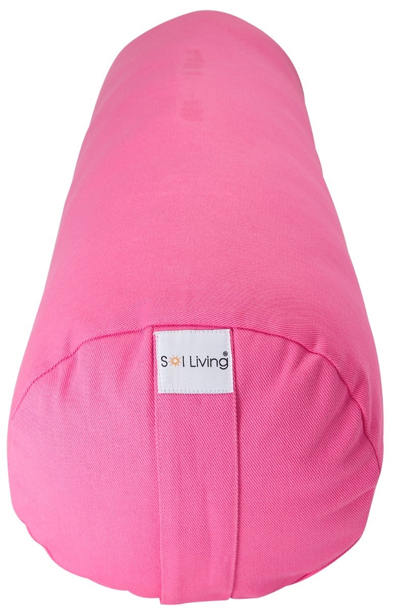 Bolster Pillow for Yoga & Meditation - Cylindrical Cotton, 28
