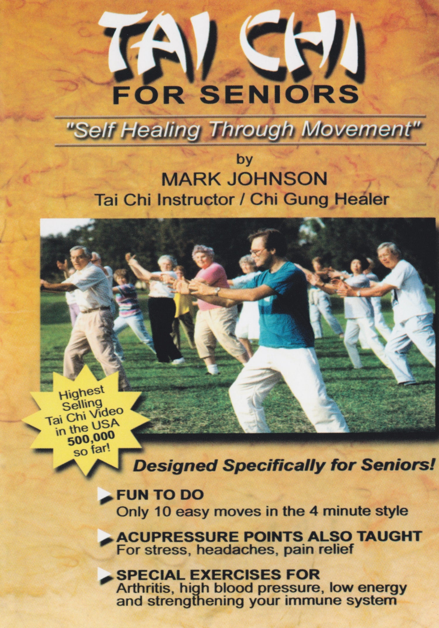 Tai Chi for Seniors DVD by Mark Johnson (Preowned)