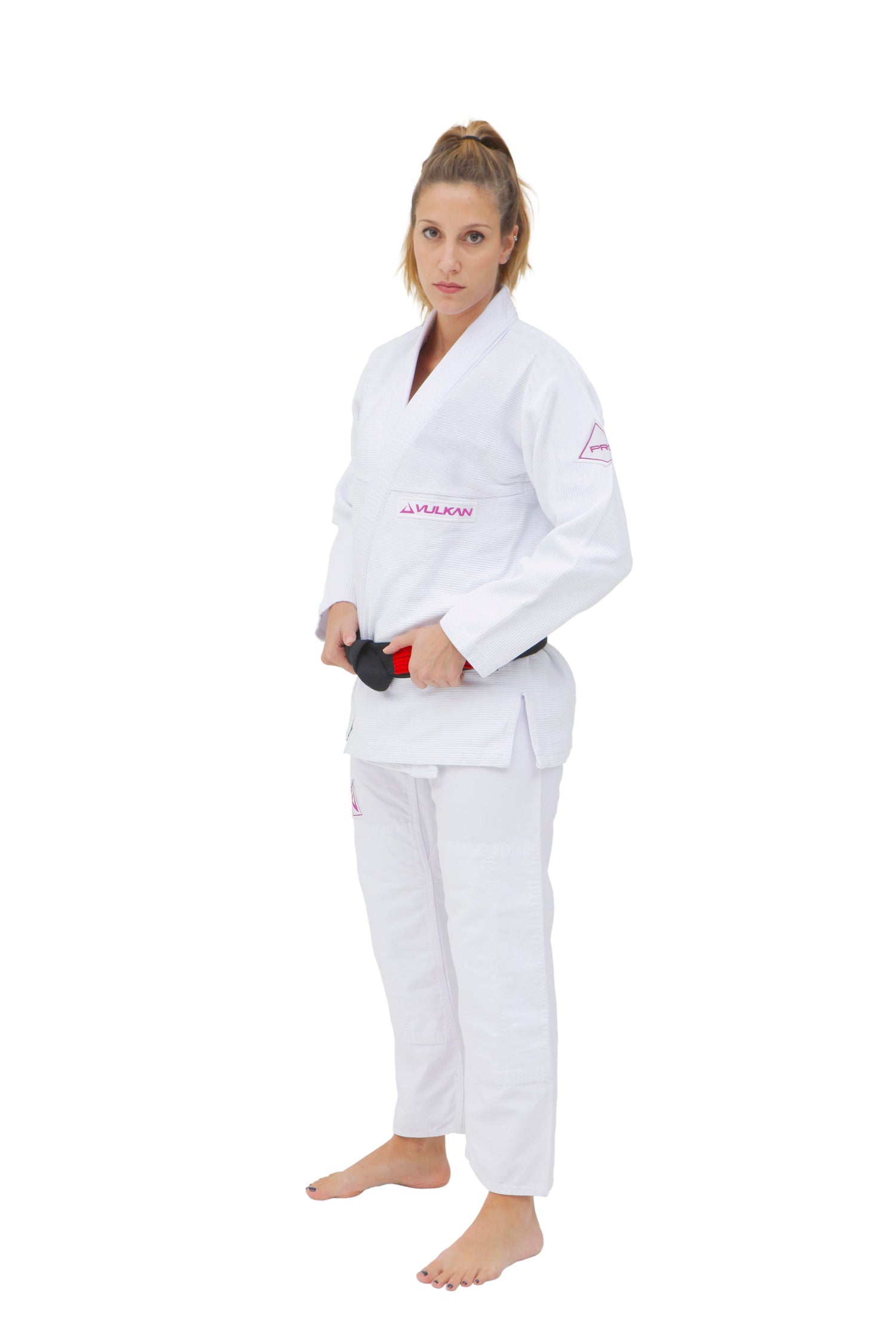 WOMEN PRO EVOLUTION Jiu Jitsu GI (White) by Vulkan
