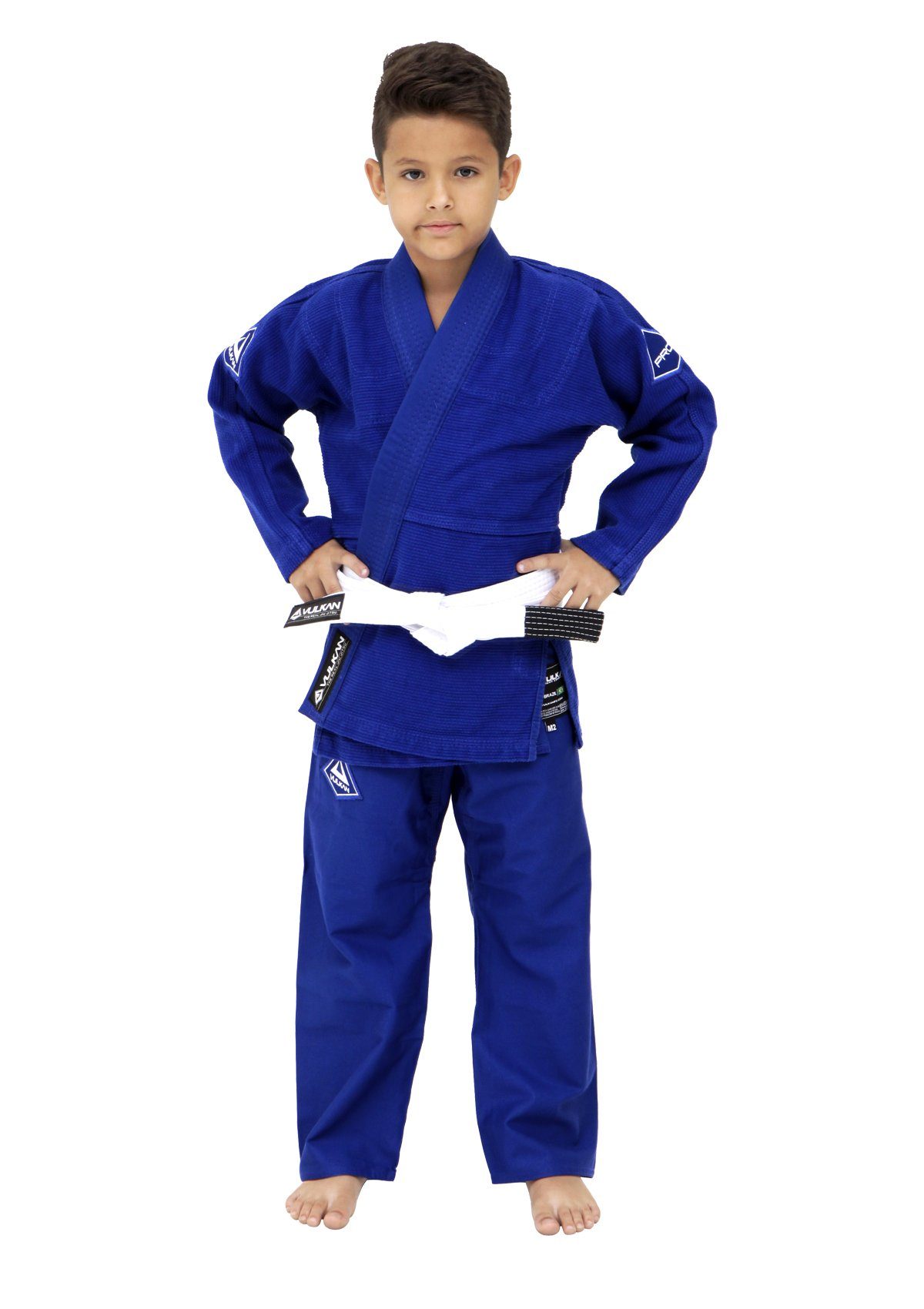 PRO EVOLUTION KIDS Jiu-Jitsu Gi (Blue) by Vulkan