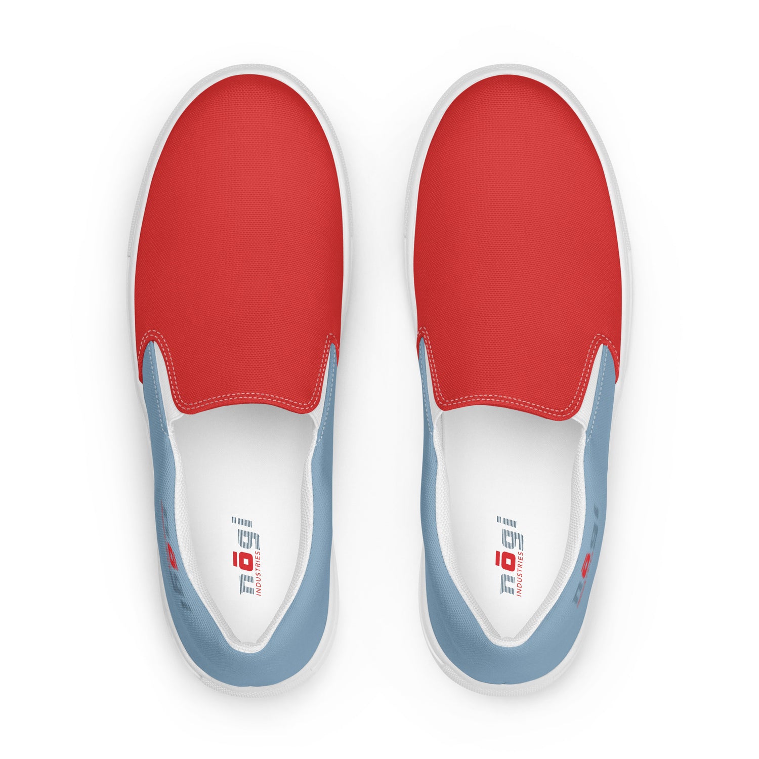 Blue Lines Men’s Slip-On Canvas Shoes by Nogi Industries
