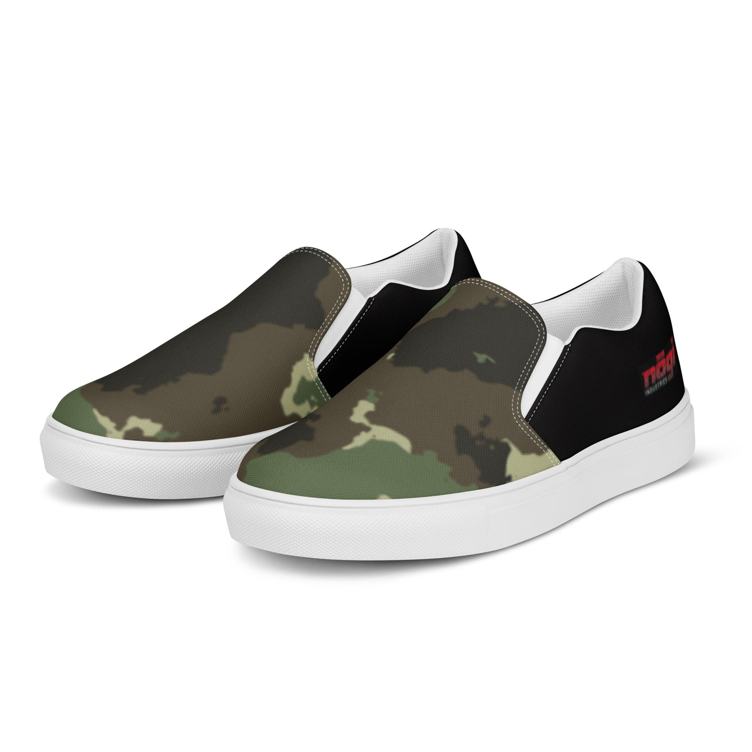 Dutch Camo Men’s Slip-On Canvas Shoes by Nogi Industries