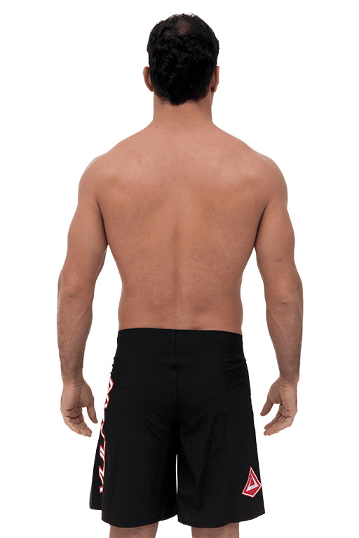 COMBAT Fight Shorts Black/Red by Vulkan