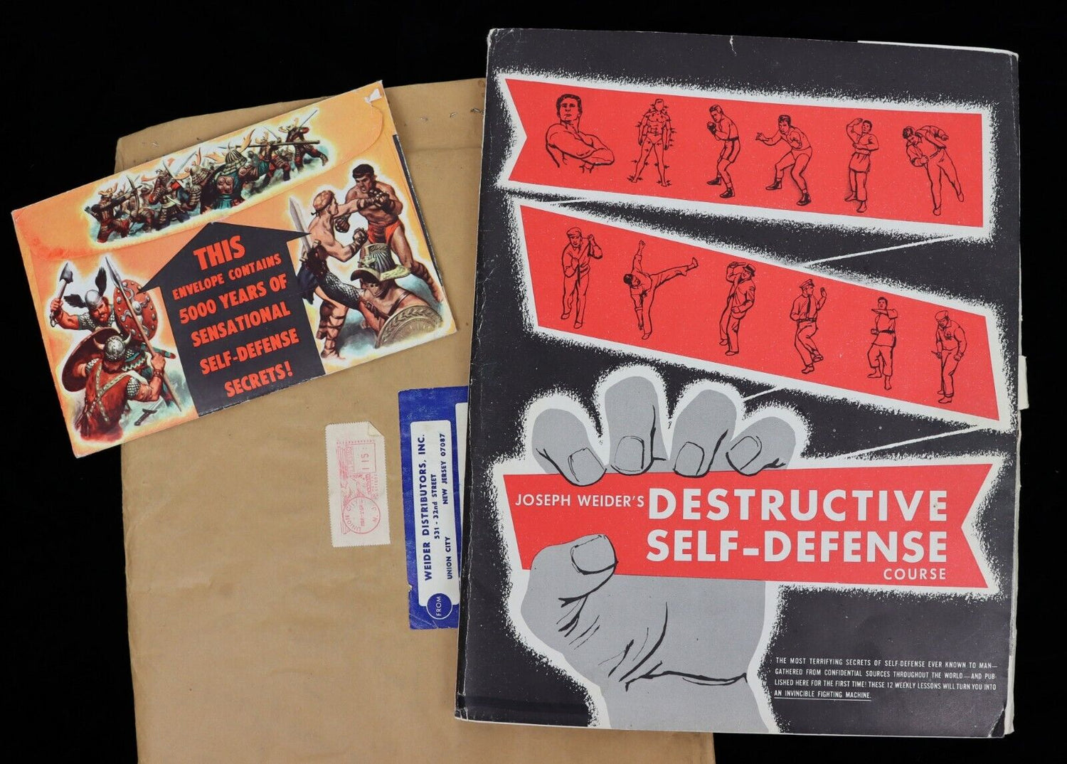 Destructive Self Defense 12 Lesson Deluxe Set by Joe Weider (Preowned)