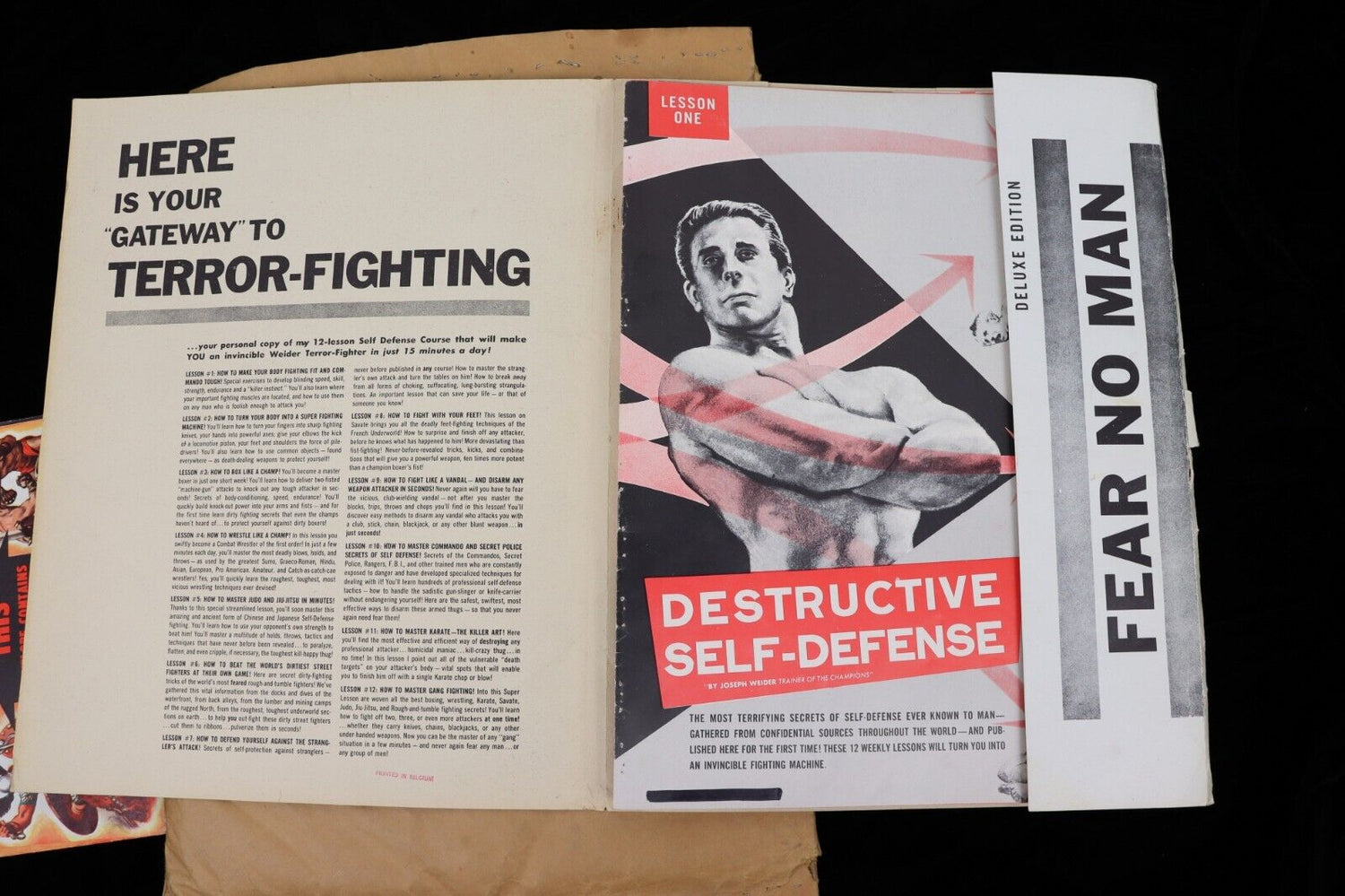 Destructive Self Defense 12 Lesson Deluxe Set by Joe Weider (Preowned)