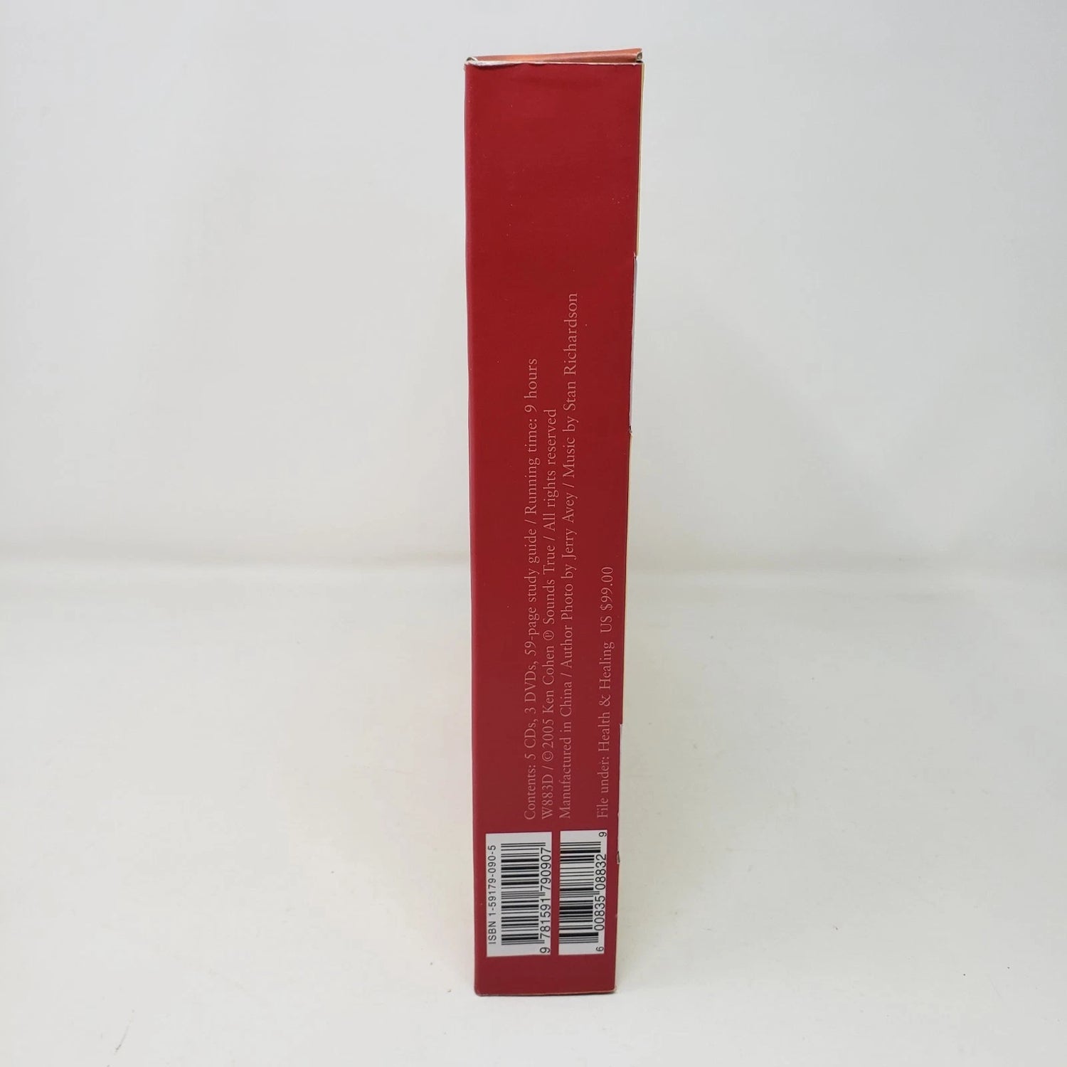 The Essential Qigong Training Course: 100 Days to Increase Energy, Physical Health, and Spiritual Well-Being DVD, CD & Book Set by Ken Cohen (Preowned)