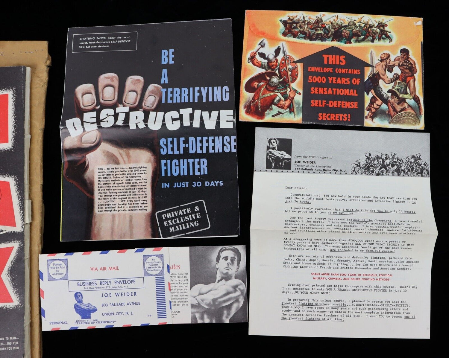 Destructive Self Defense 12 Lesson Deluxe Set by Joe Weider (Preowned)
