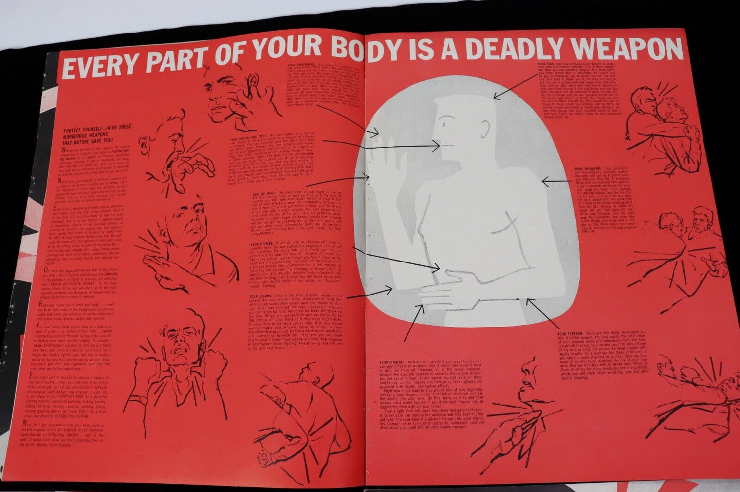 Destructive Self Defense 12 Lesson Deluxe Set by Joe Weider (Preowned)