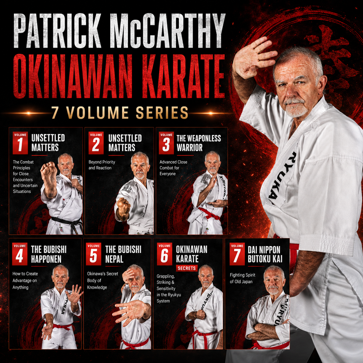 Okinawan Karate 7 Vol Series by Patrick McCarthy (On Demand)