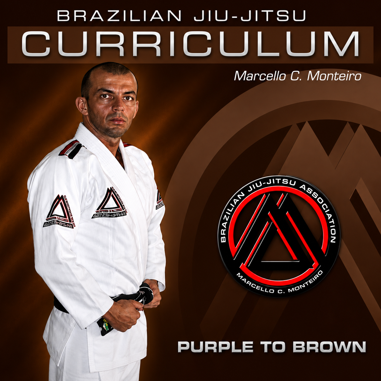BJJ Curriculum Purple to Brown Series with Marcello Monteiro (On Demand)
