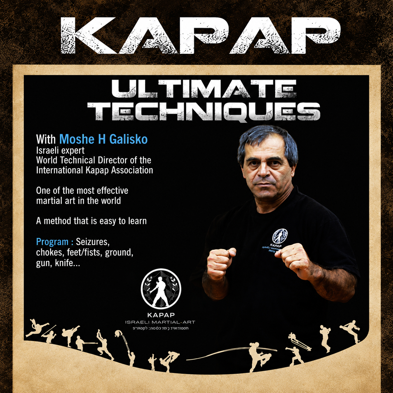 Kapap Ultimate Techniques by Moshe Galisko (On Demand)