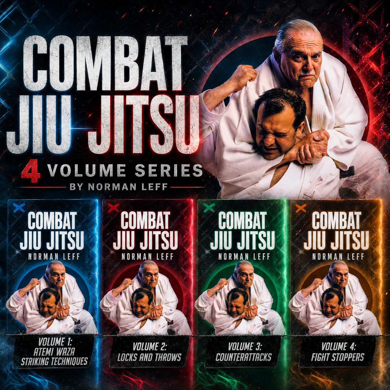 Combat Jiu Jitsu 4 Vol Series by Norman Leff (On Demand)