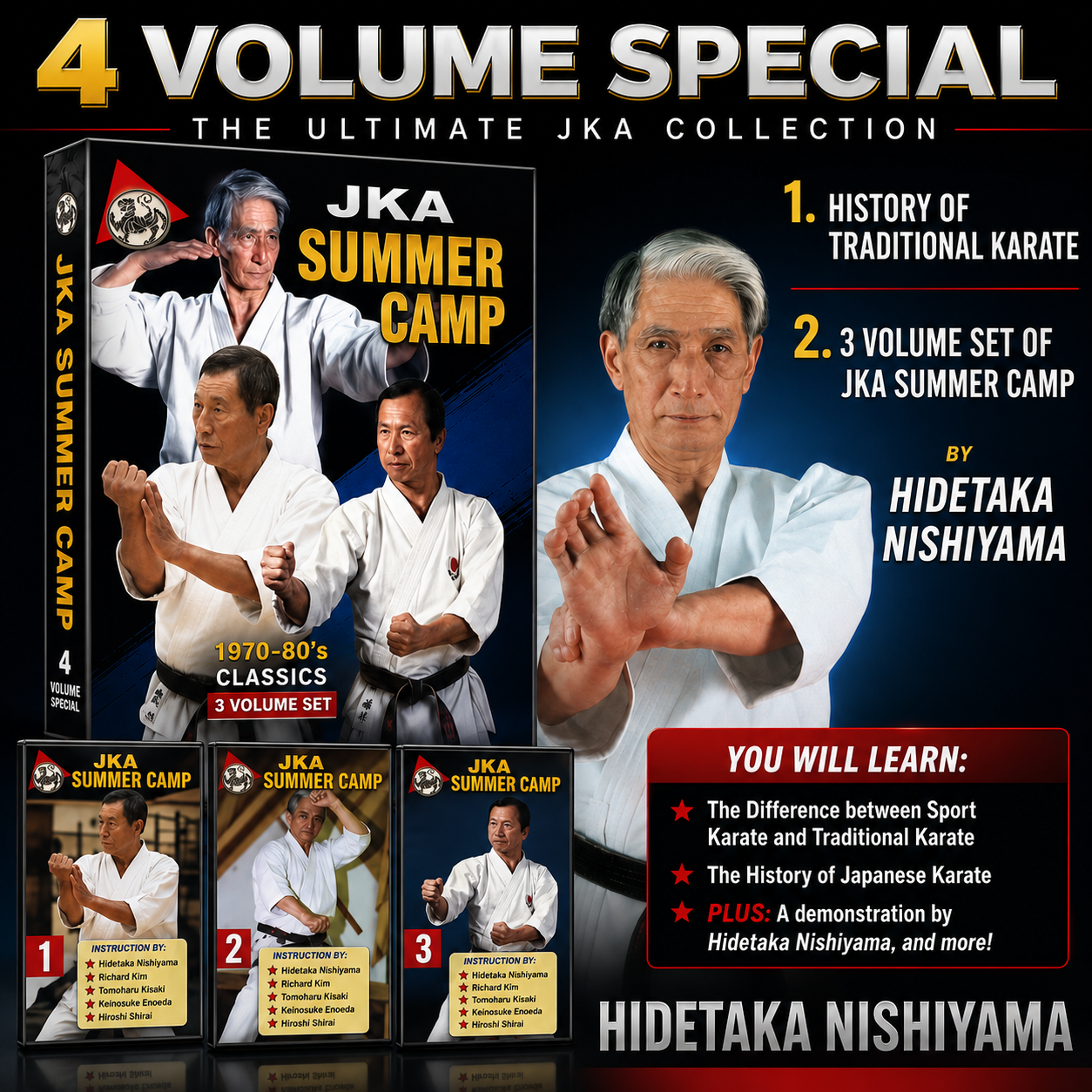 Historia del Karate y campamento de verano Hidetaka Nishiyama (bajo demanda)