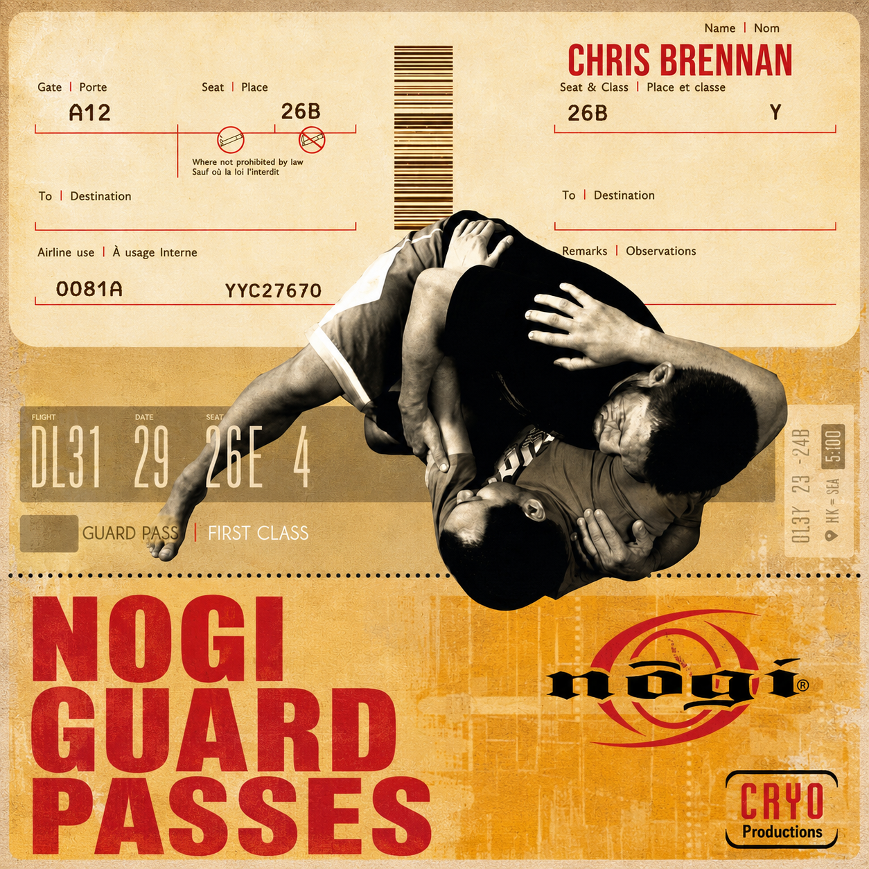 Nogi Guard Passes with Chris Brennan (On Demand)