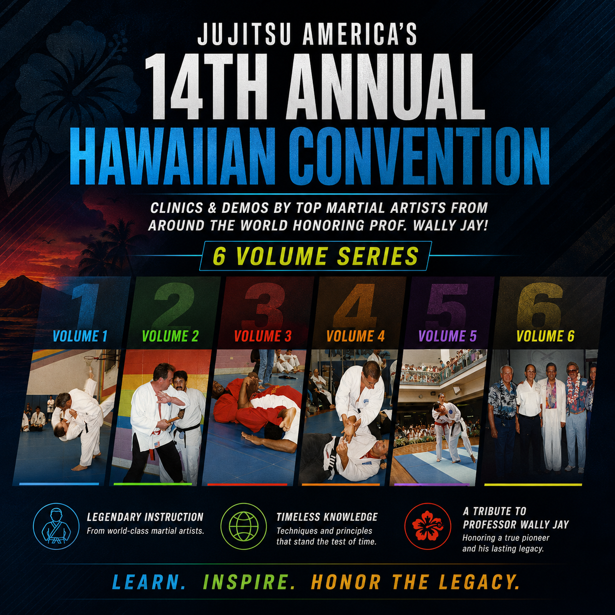 Jujitsu America Hawaiian Convention 6 Vol Series (On Demand)