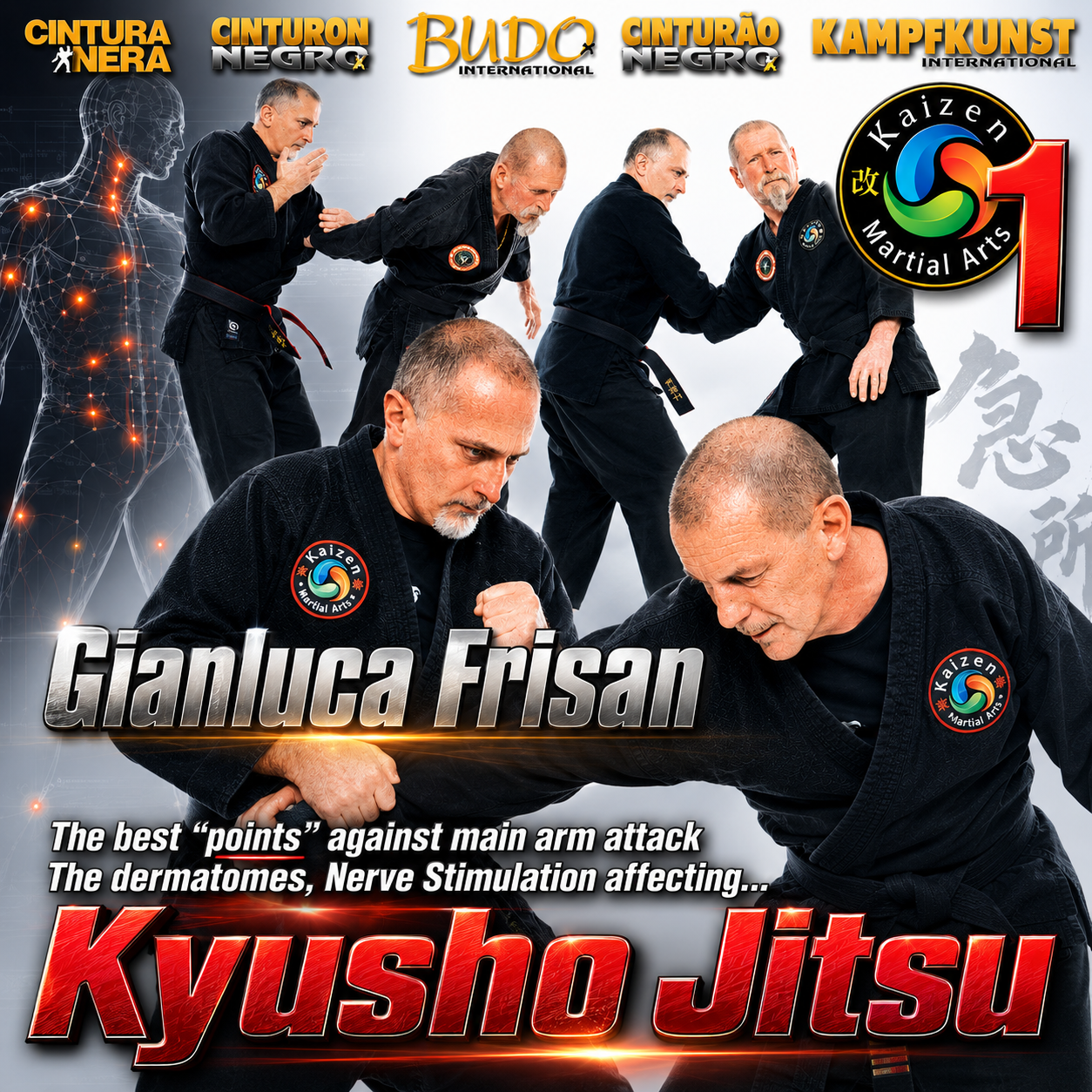 Estimulación nerviosa Kyusho Jitsu 1 con Gianluca Frisan (bajo demanda)