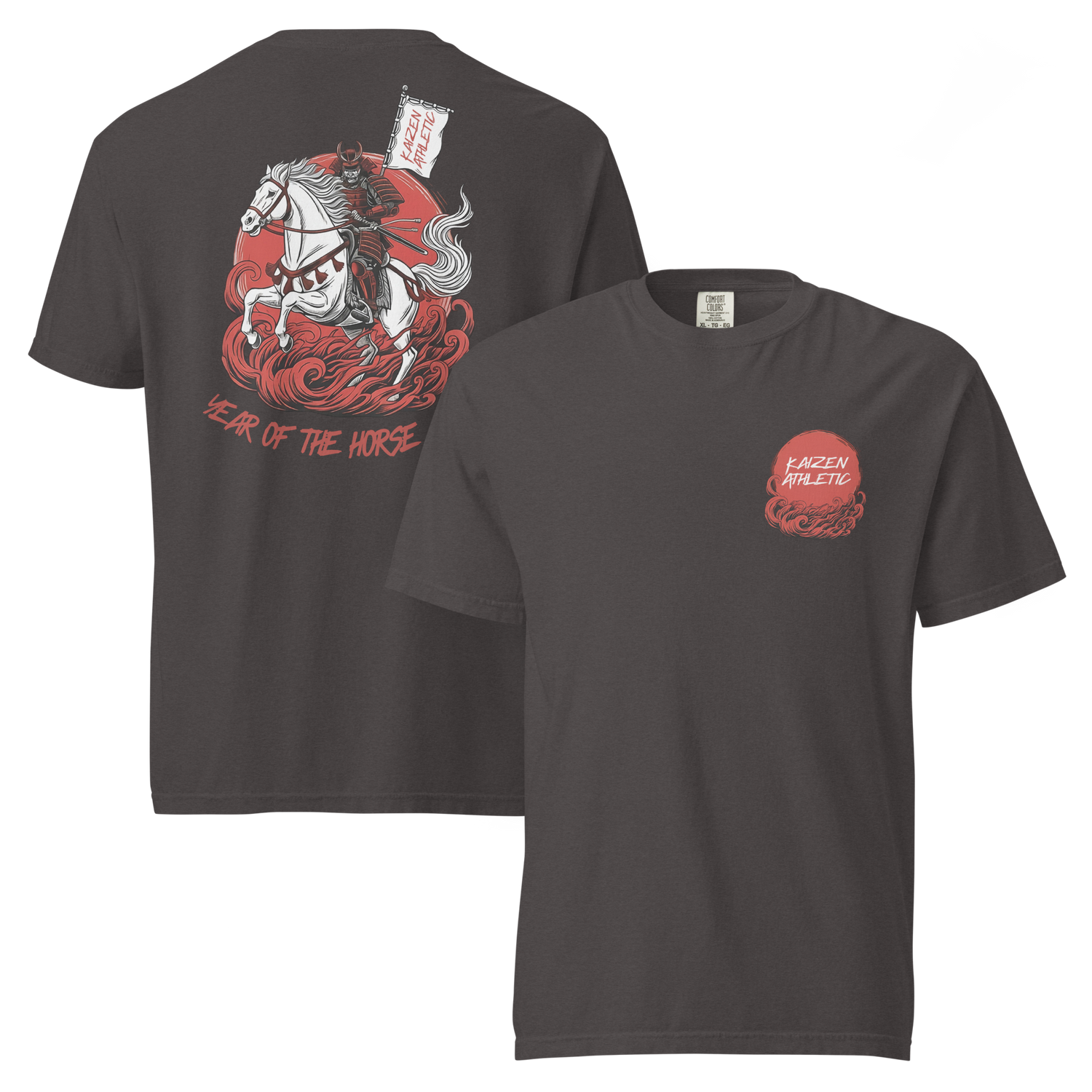 2026 Year of the Horse Garment-Dyed Heavyweight T-Shirt by Kaizen Athletic