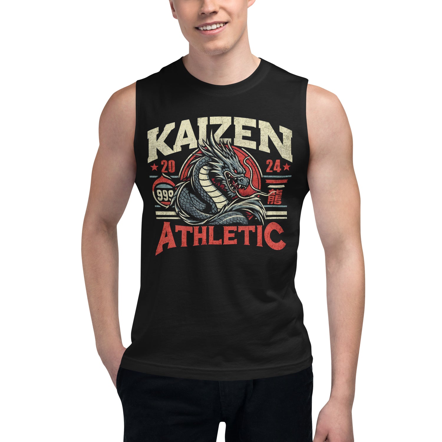 Year of the Dragon Muscle Shirt by Kaizen Athletic