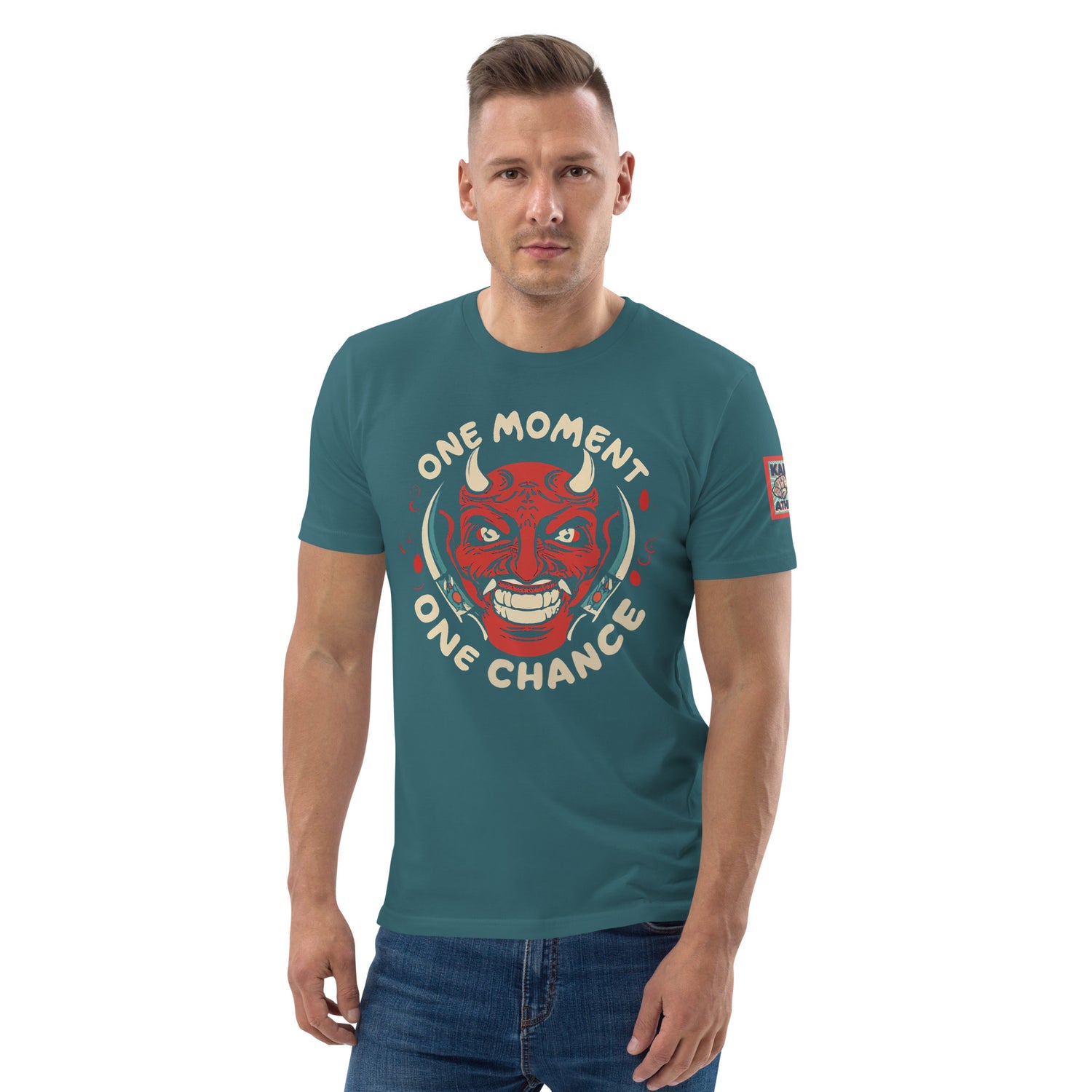 One Moment Unisex Organic Cotton T-Shirt by Kaizen Athletic
