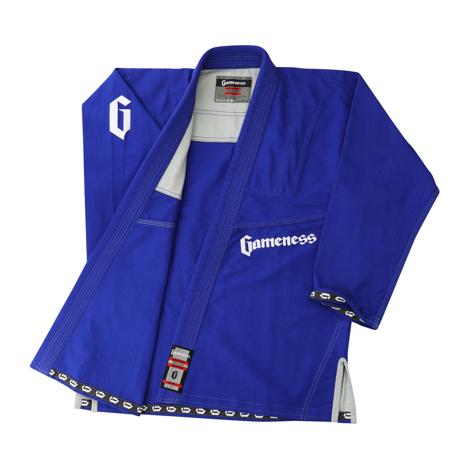 Pearl BJJ Gi 2.0 by Gameness (White, Blue or Black) - Budovideos Inc