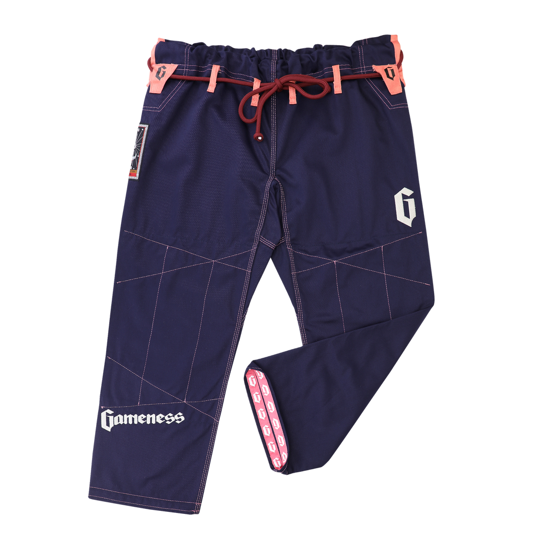 Female Ltd Edition Pearl 2.0 Gi by Gameness (Navy w Coral) - Budovideos Inc