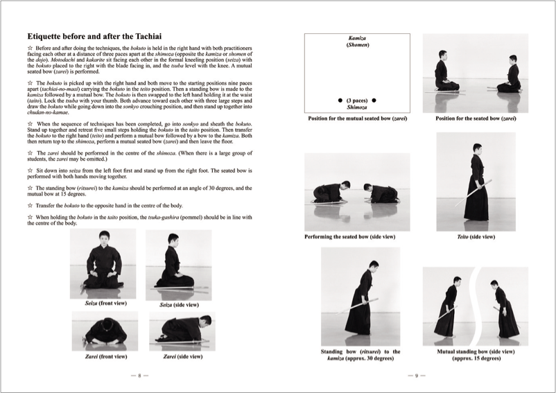 Training Method for Fundamental Kendo Techniques with a Bokuto Book - Budovideos Inc