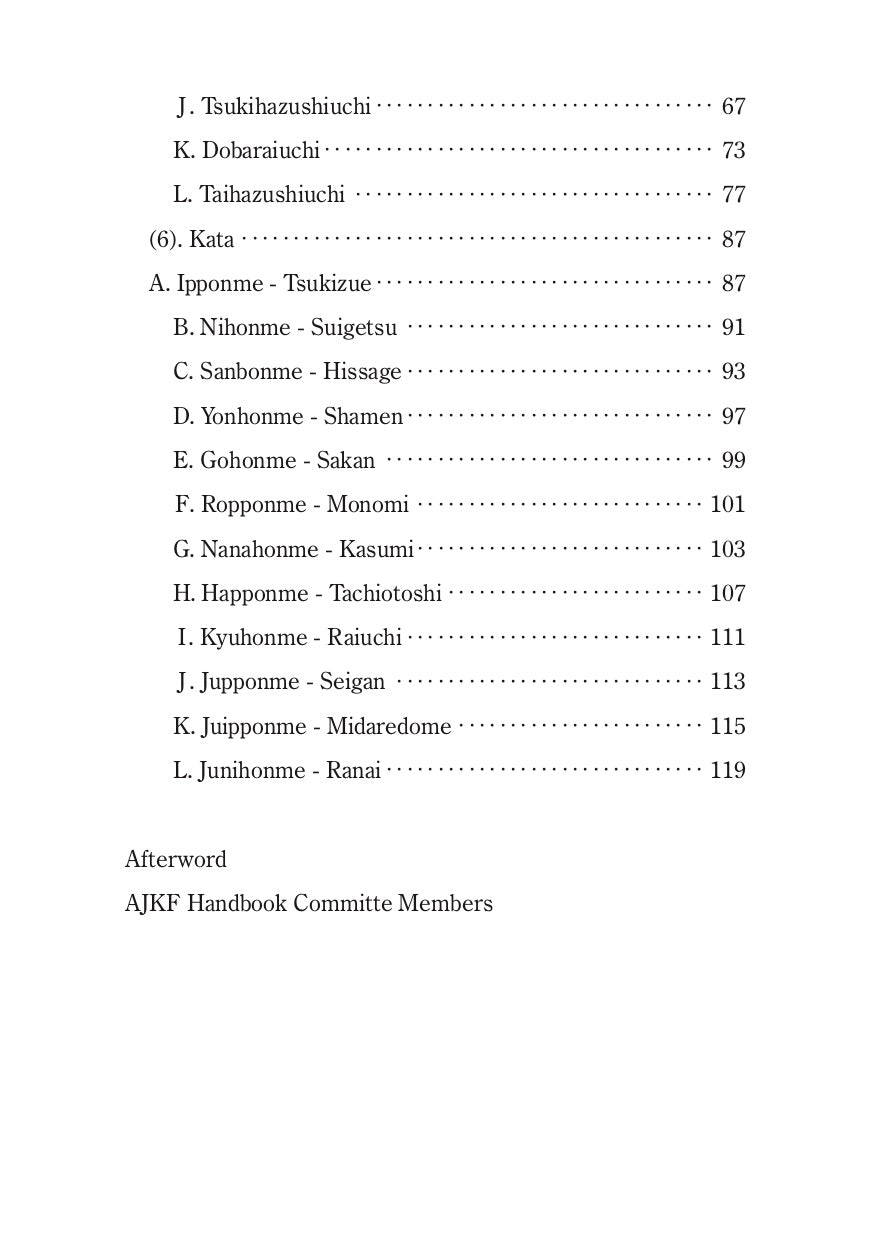 AJKF Jodo Manual Book - Budovideos Inc
