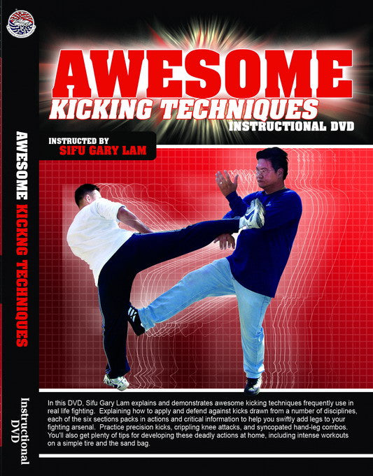 Awesome Kicking Techniques DVD by Gary Lam - Budovideos Inc