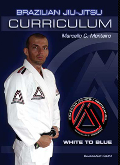 BJJ White to Blue Curriculum 4 DVD Set with Marcello Monteiro - Budovideos Inc