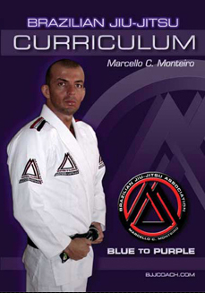 BJJ Blue to Purple Curriculum 4 DVD Set with Marcello Monteiro - Budovideos Inc